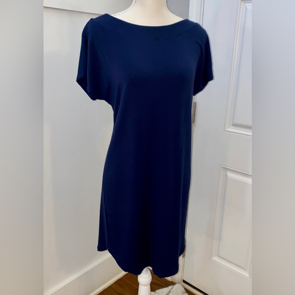 Lou & Grey for LOFT Casual Navy Dress